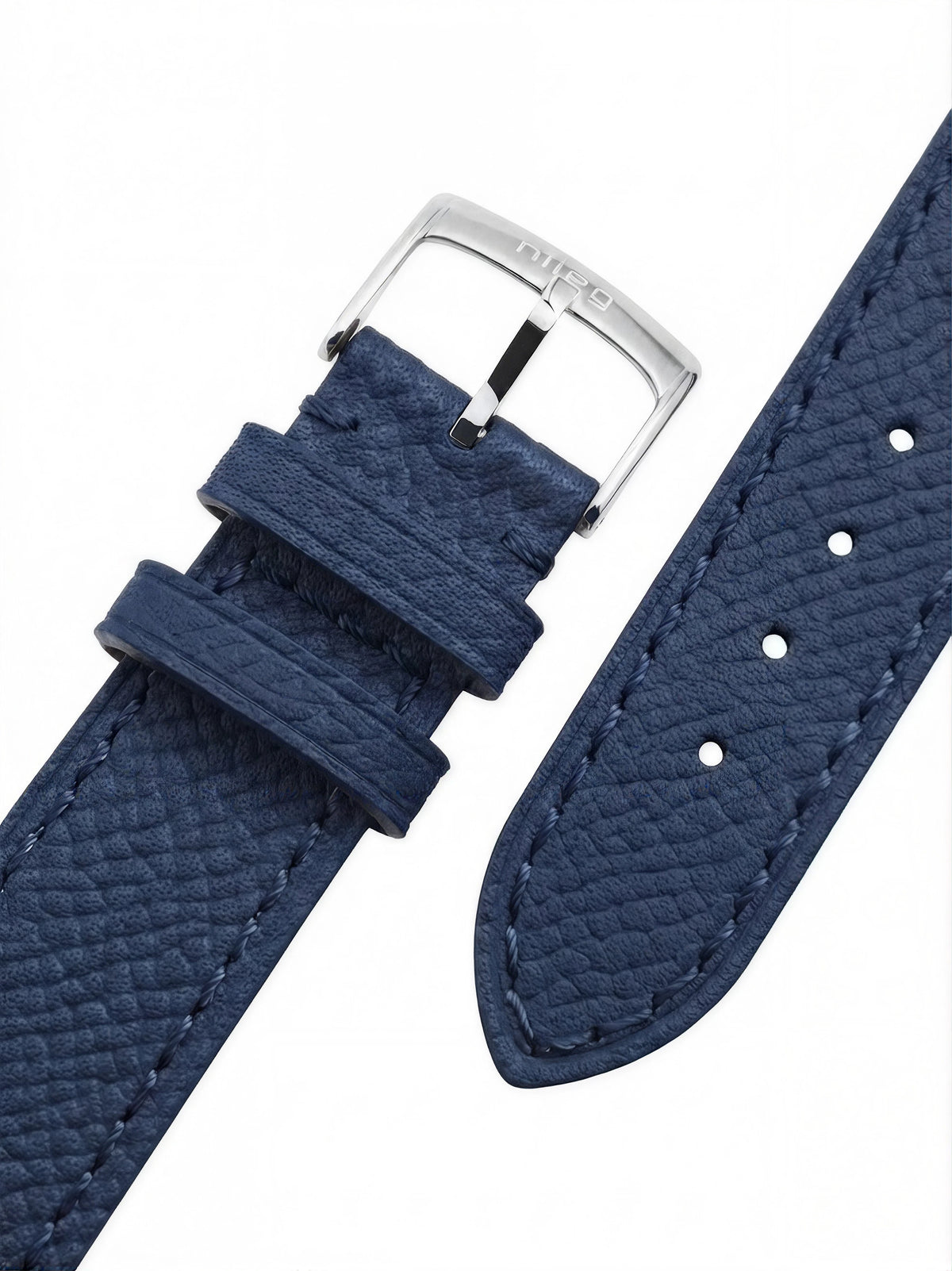 Cinturino in pelle Blu